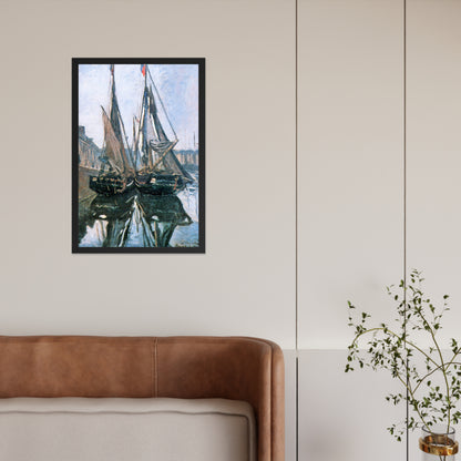 Fishing Boats at Honfleur by Claude Monet