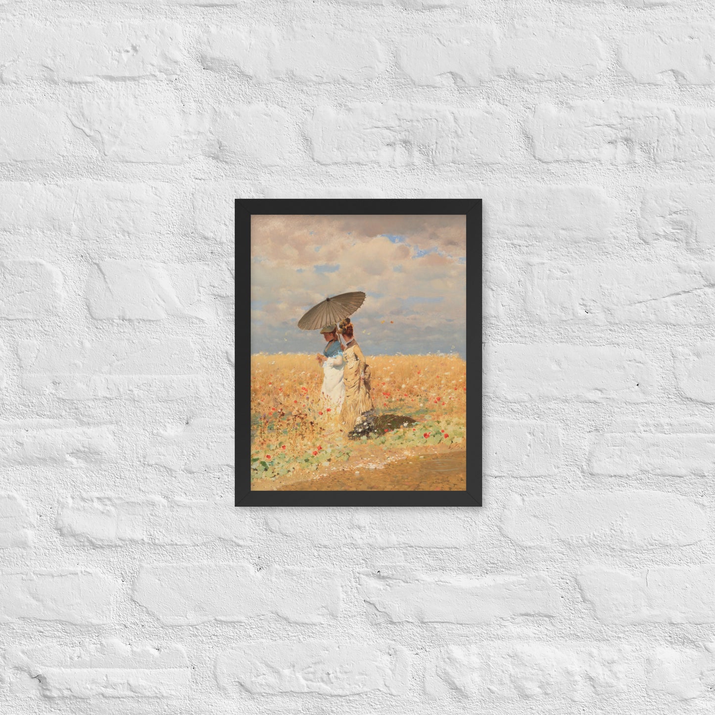 In The Wheat Fields by Giuseppe De Nittis