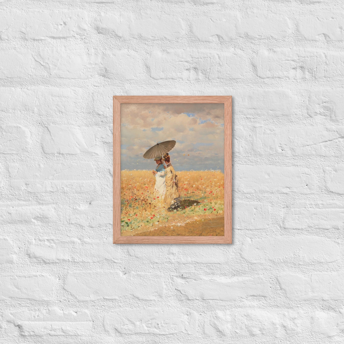 In The Wheat Fields by Giuseppe De Nittis