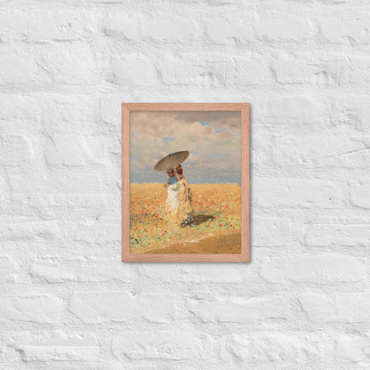In The Wheat Fields by Giuseppe De Nittis