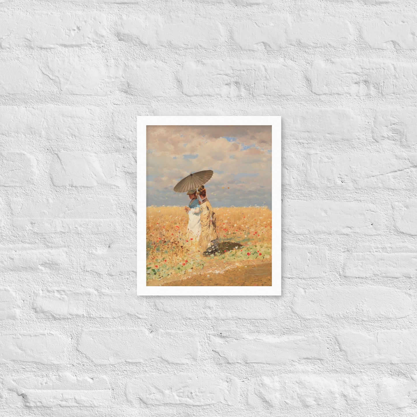 In The Wheat Fields by Giuseppe De Nittis
