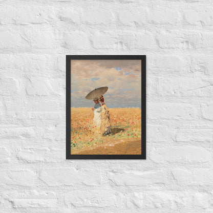 In The Wheat Fields by Giuseppe De Nittis