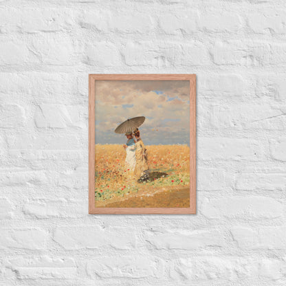In The Wheat Fields by Giuseppe De Nittis