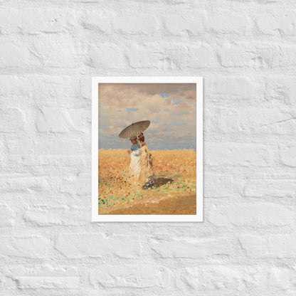 In The Wheat Fields by Giuseppe De Nittis