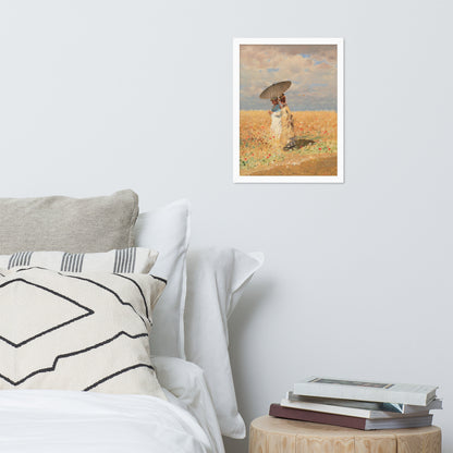 In The Wheat Fields by Giuseppe De Nittis