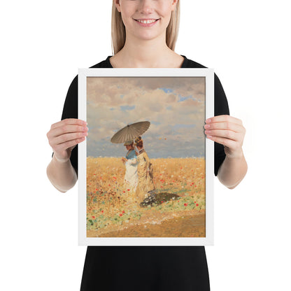 In The Wheat Fields by Giuseppe De Nittis