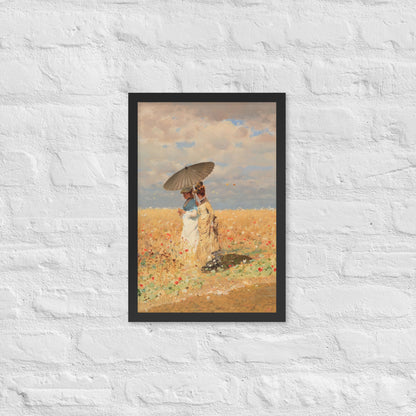 In The Wheat Fields by Giuseppe De Nittis