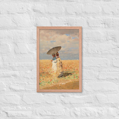 In The Wheat Fields by Giuseppe De Nittis
