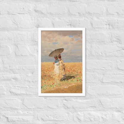 In The Wheat Fields by Giuseppe De Nittis