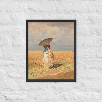 In The Wheat Fields by Giuseppe De Nittis