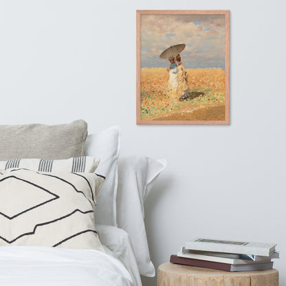 In The Wheat Fields by Giuseppe De Nittis
