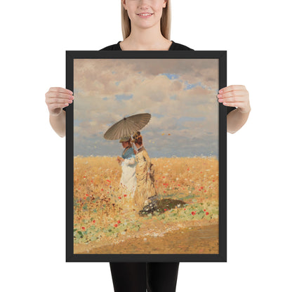 In The Wheat Fields by Giuseppe De Nittis