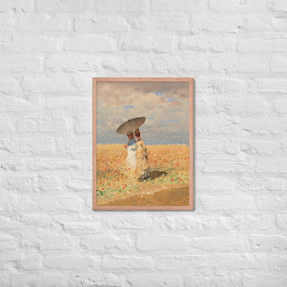 In The Wheat Fields by Giuseppe De Nittis