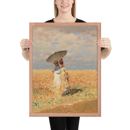 In The Wheat Fields by Giuseppe De Nittis