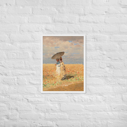In The Wheat Fields by Giuseppe De Nittis