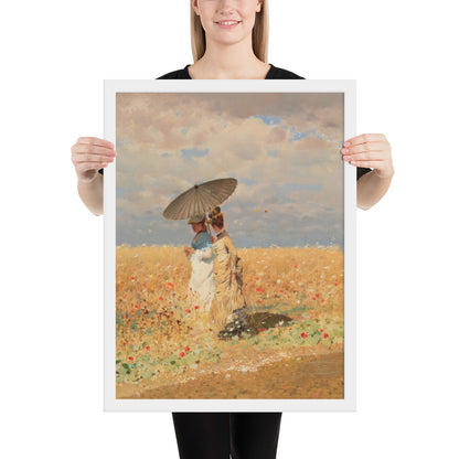 In The Wheat Fields by Giuseppe De Nittis