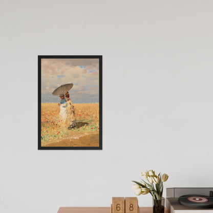 In The Wheat Fields by Giuseppe De Nittis