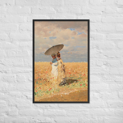 In The Wheat Fields by Giuseppe De Nittis
