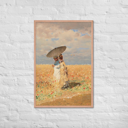 In The Wheat Fields by Giuseppe De Nittis