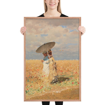 In The Wheat Fields by Giuseppe De Nittis