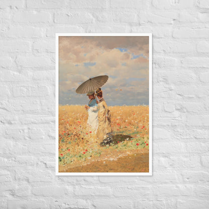 In The Wheat Fields by Giuseppe De Nittis