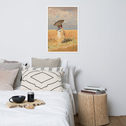 In The Wheat Fields by Giuseppe De Nittis