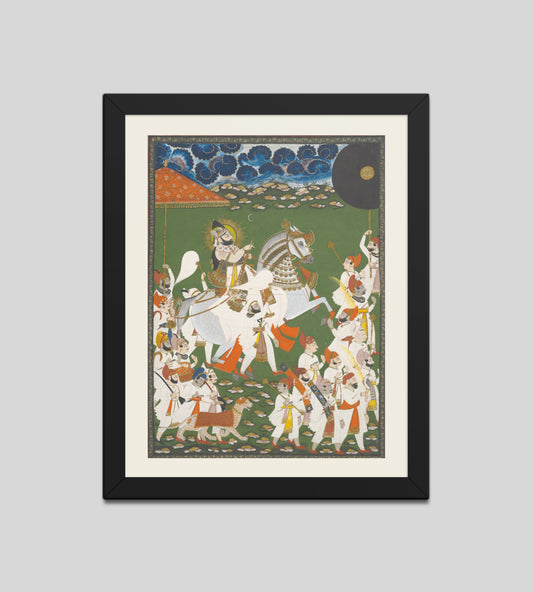 Maharana Bhim Singh in Procession