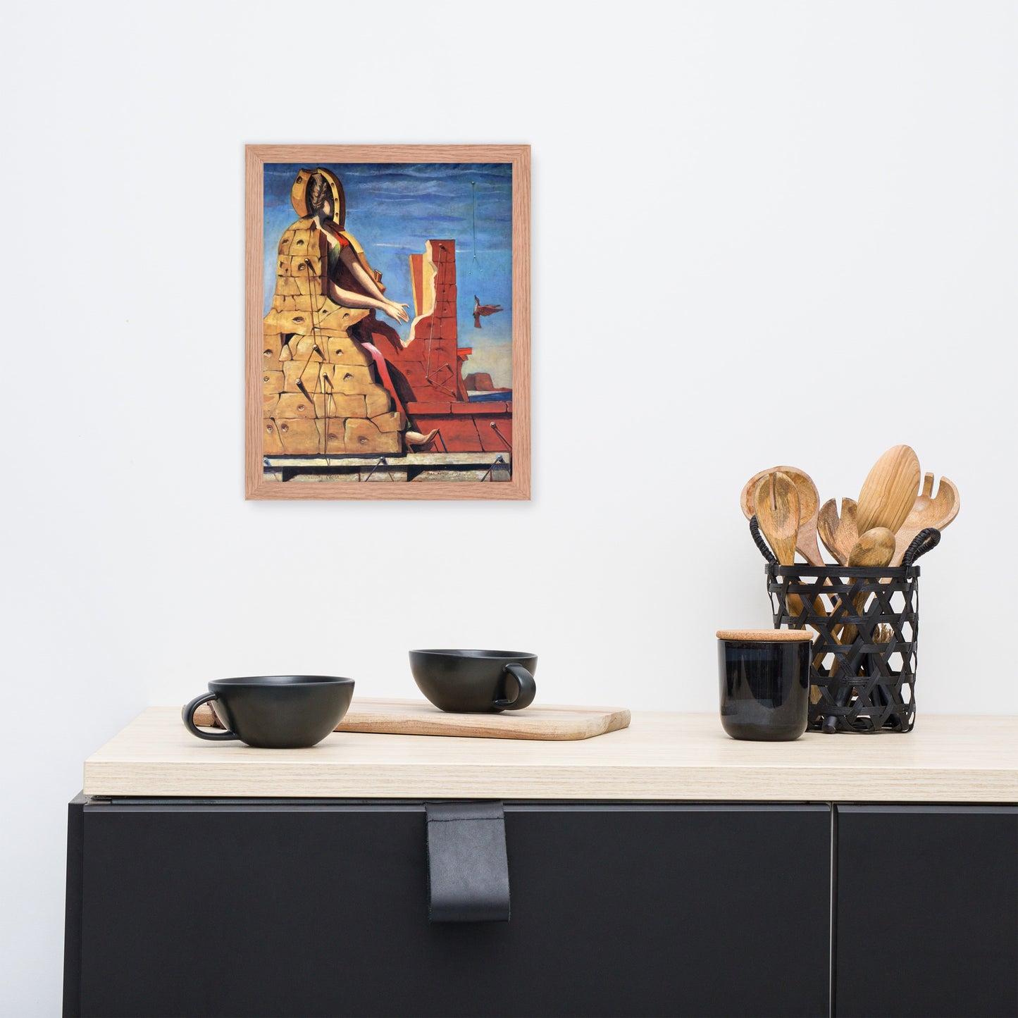 Saint Cecilia Invisible Piano by Max Ernst