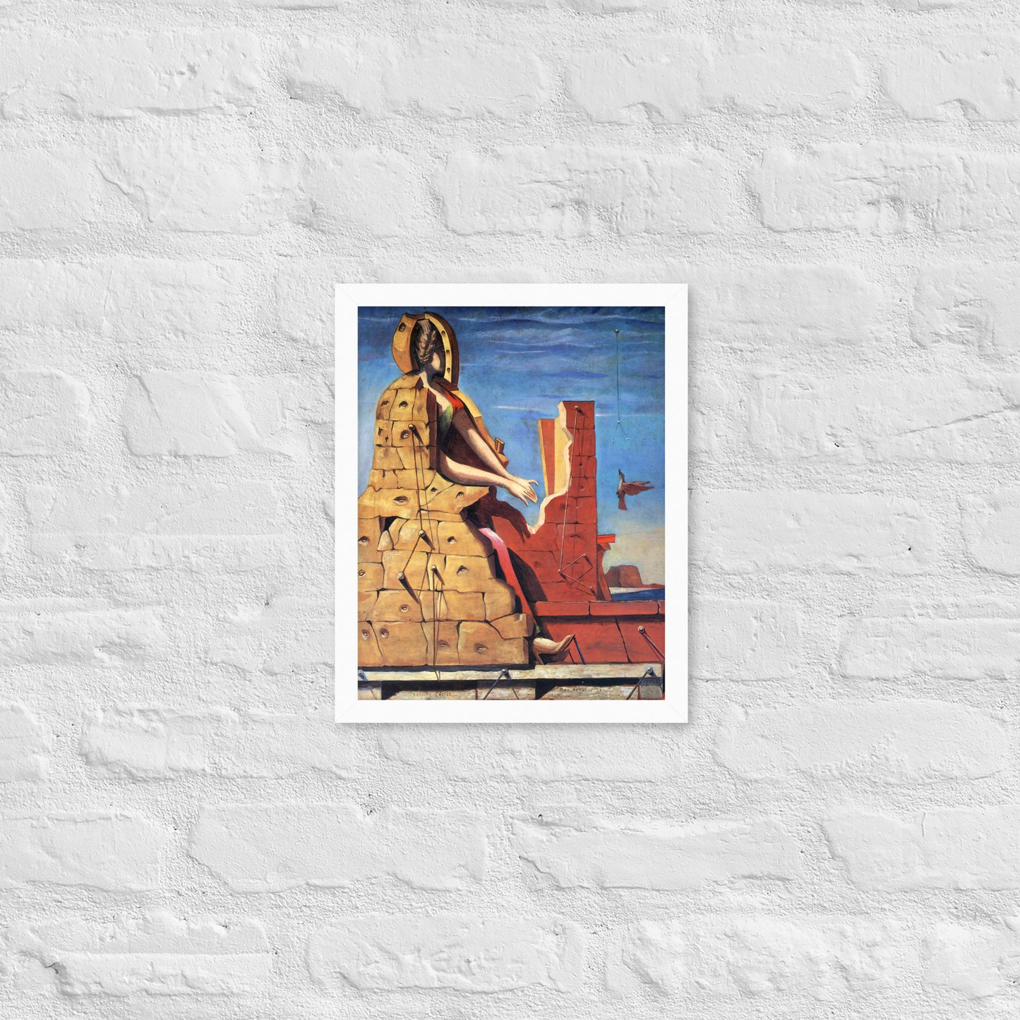 Saint Cecilia Invisible Piano by Max Ernst