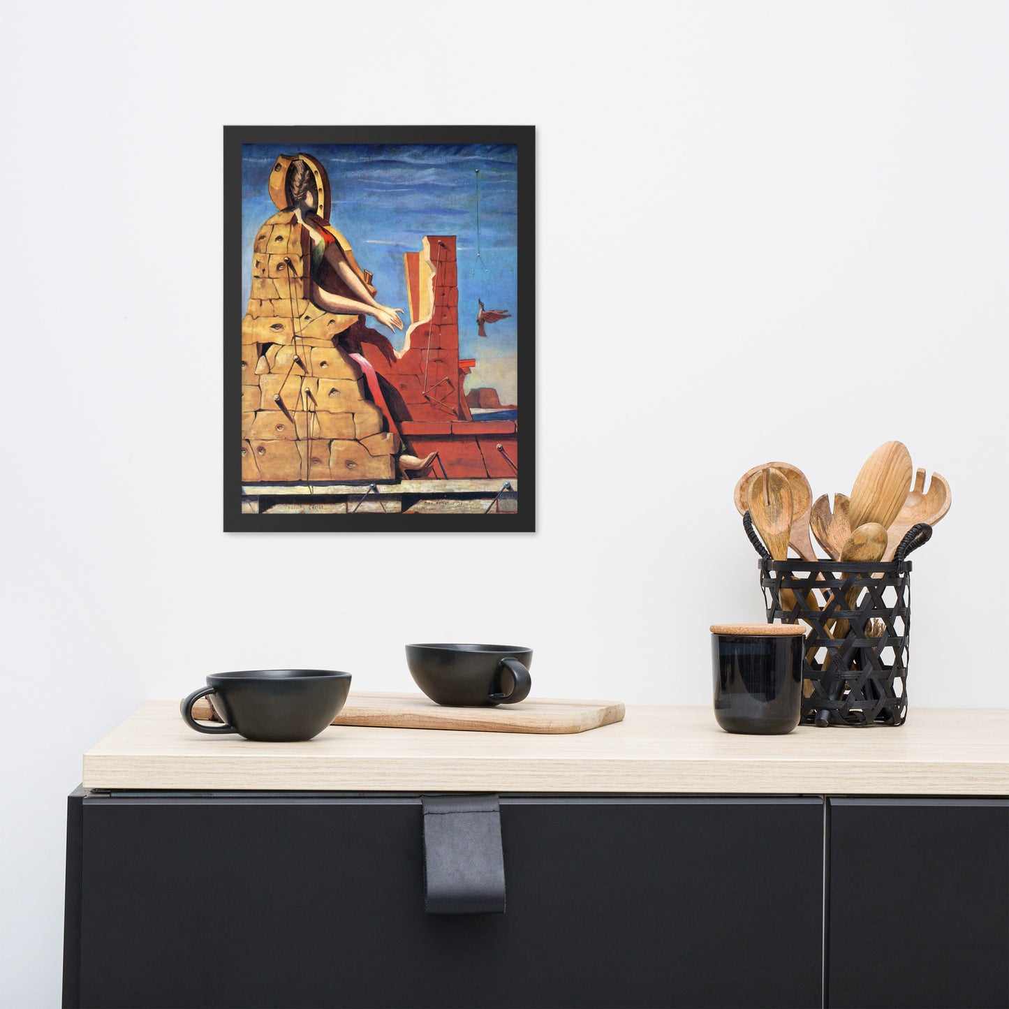 Saint Cecilia Invisible Piano by Max Ernst