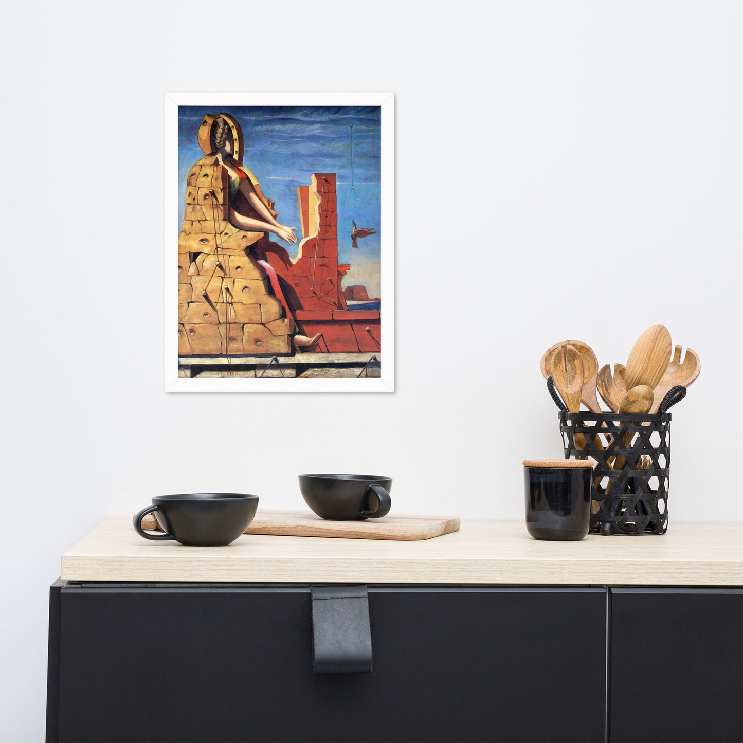 Saint Cecilia Invisible Piano by Max Ernst