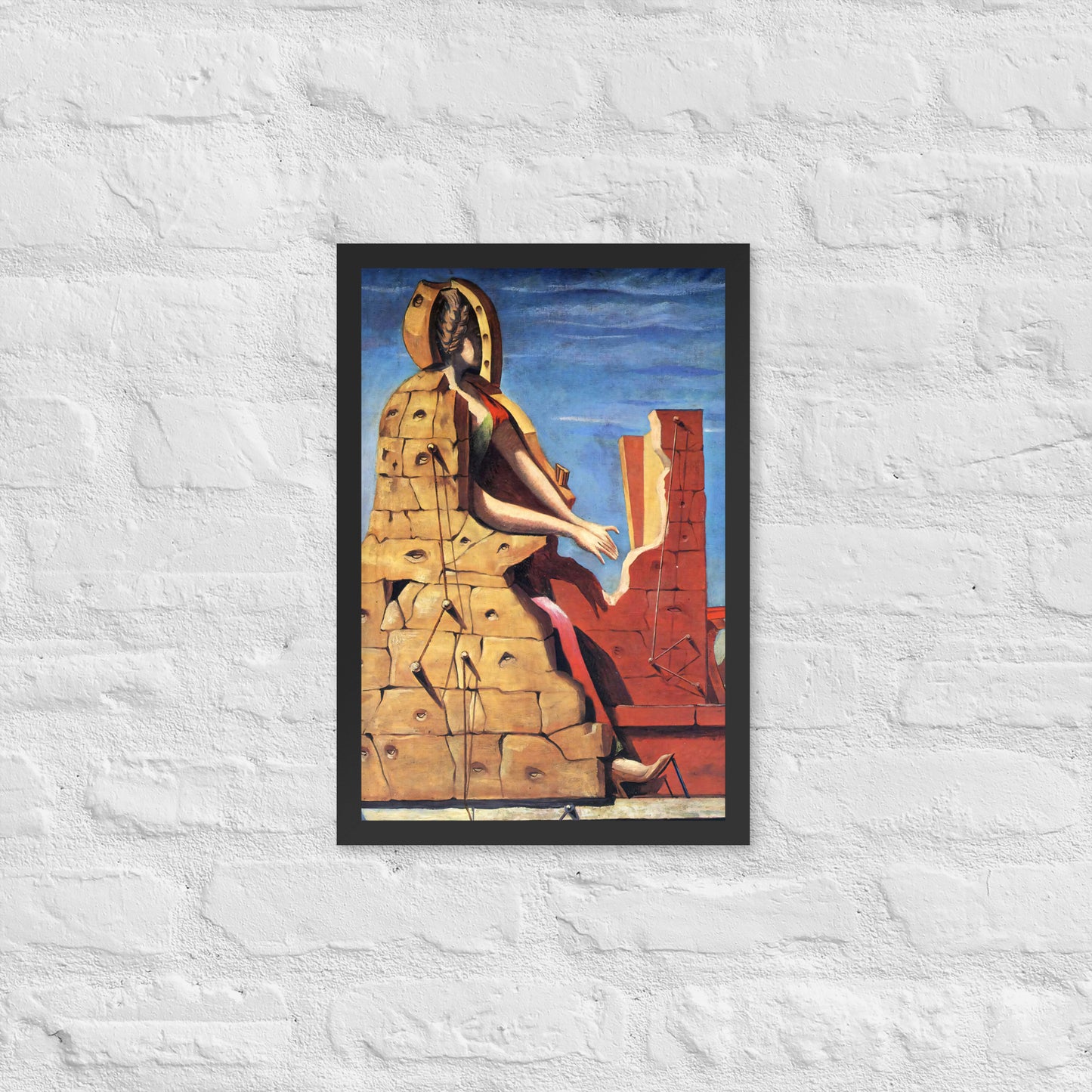 Saint Cecilia Invisible Piano by Max Ernst