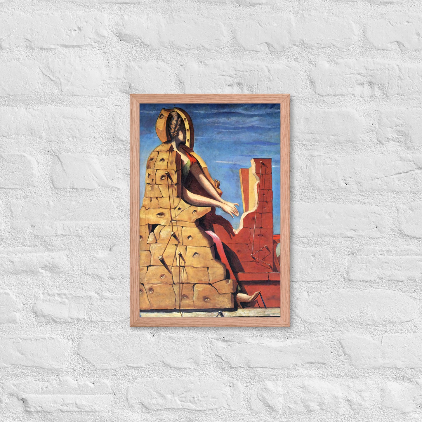 Saint Cecilia Invisible Piano by Max Ernst