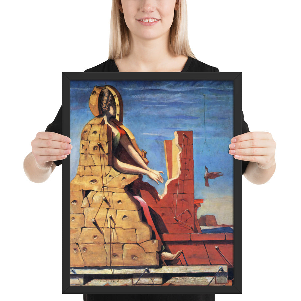 Saint Cecilia Invisible Piano by Max Ernst