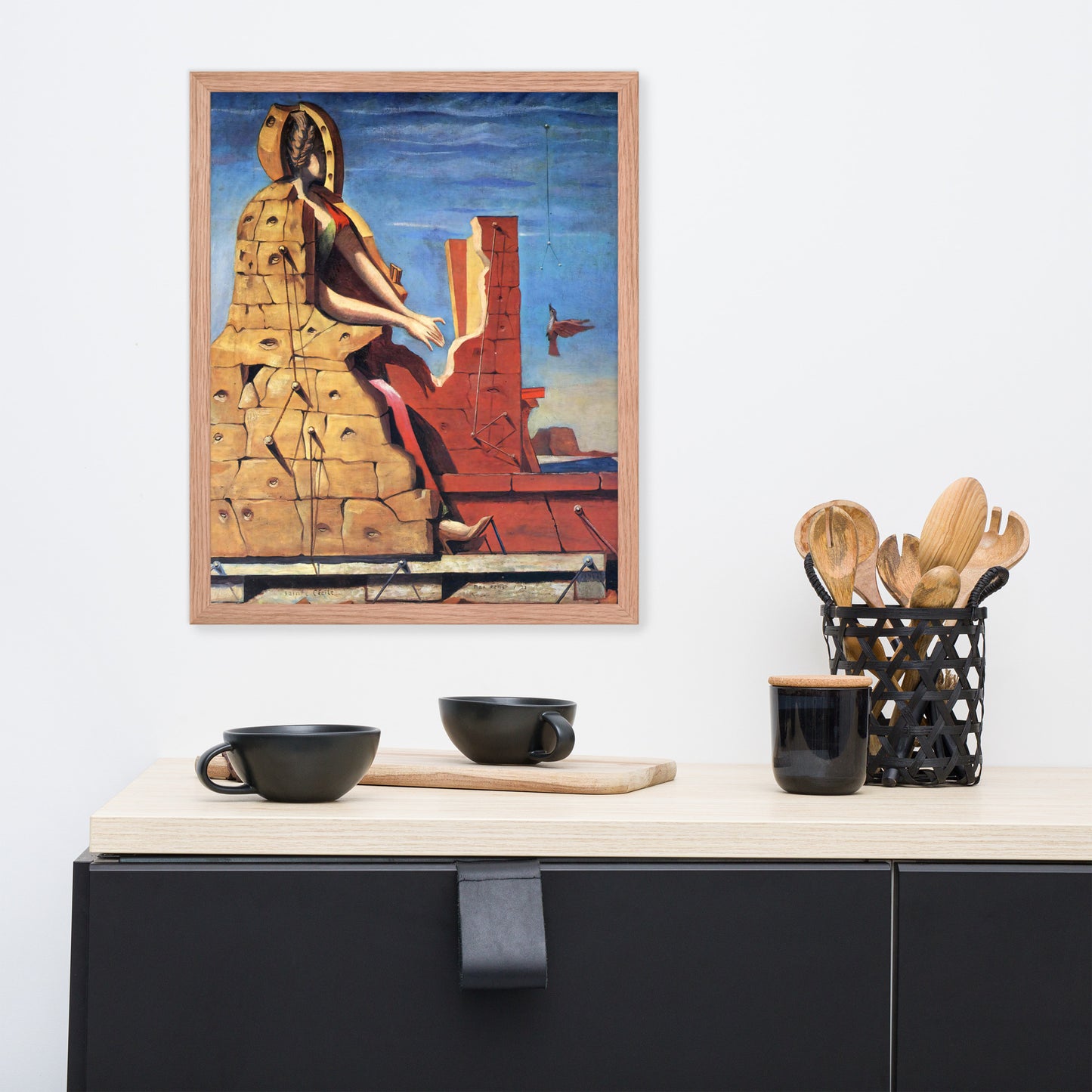 Saint Cecilia Invisible Piano by Max Ernst