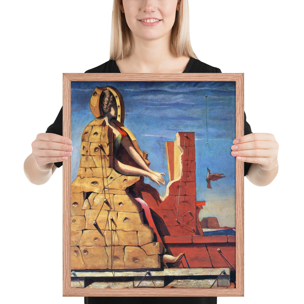 Saint Cecilia Invisible Piano by Max Ernst