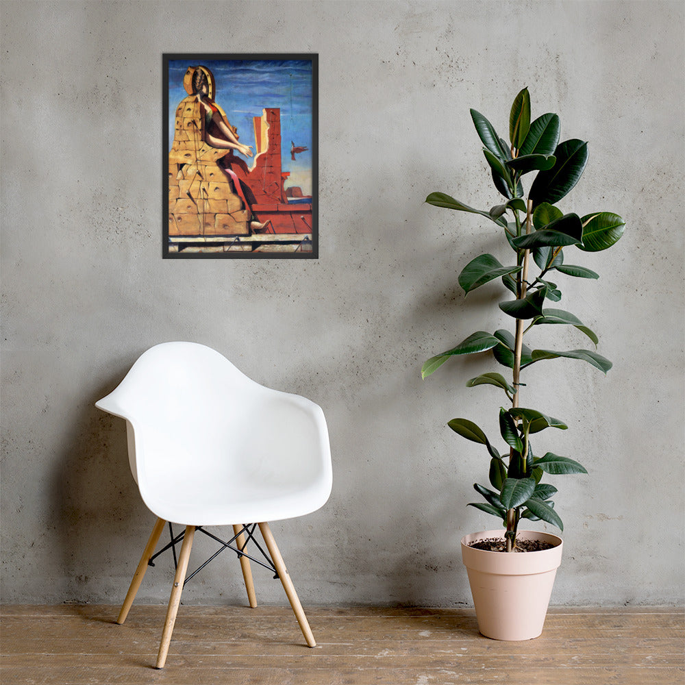 Saint Cecilia Invisible Piano by Max Ernst