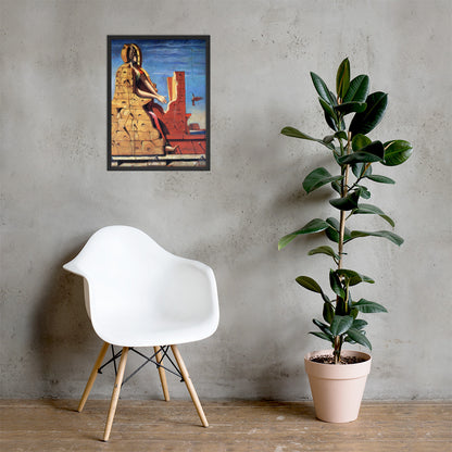 Saint Cecilia Invisible Piano by Max Ernst