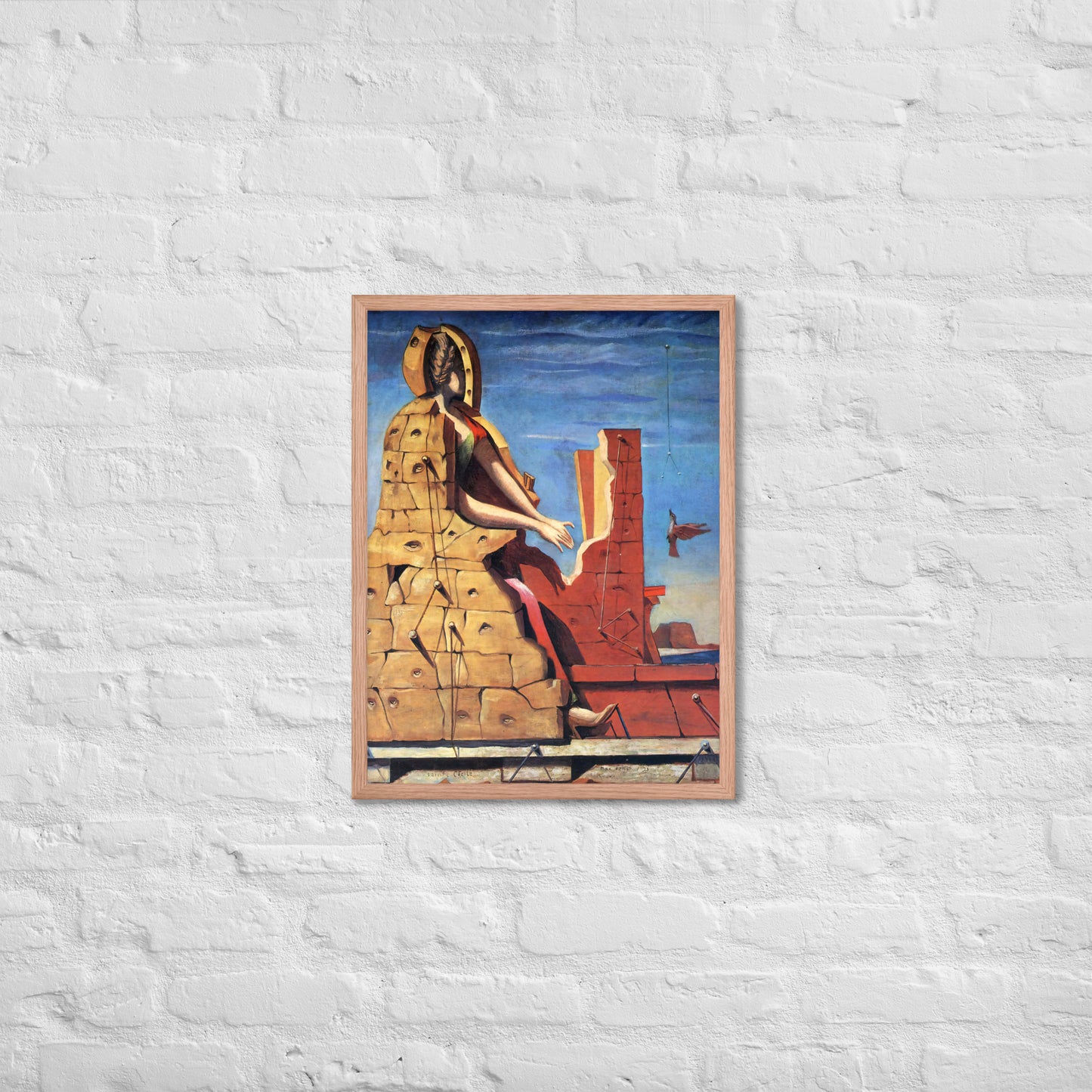 Saint Cecilia Invisible Piano by Max Ernst