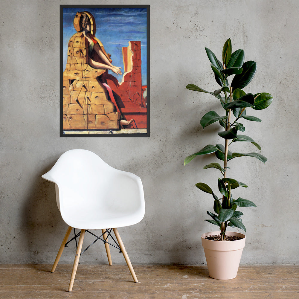 Saint Cecilia Invisible Piano by Max Ernst