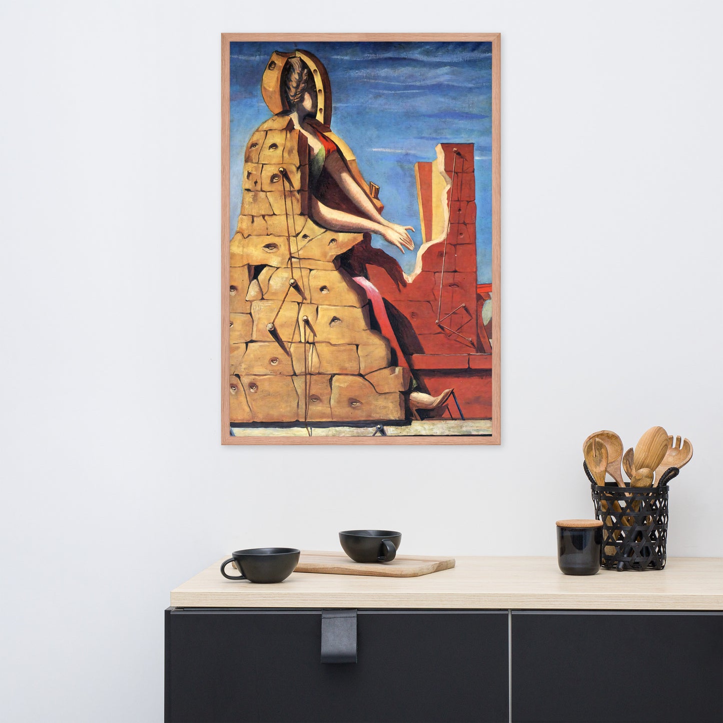 Saint Cecilia Invisible Piano by Max Ernst