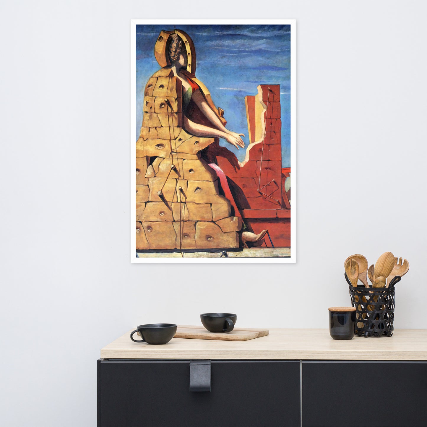 Saint Cecilia Invisible Piano by Max Ernst