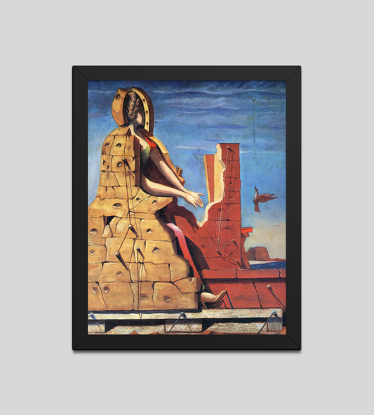 Saint Cecilia Invisible Piano by Max Ernst