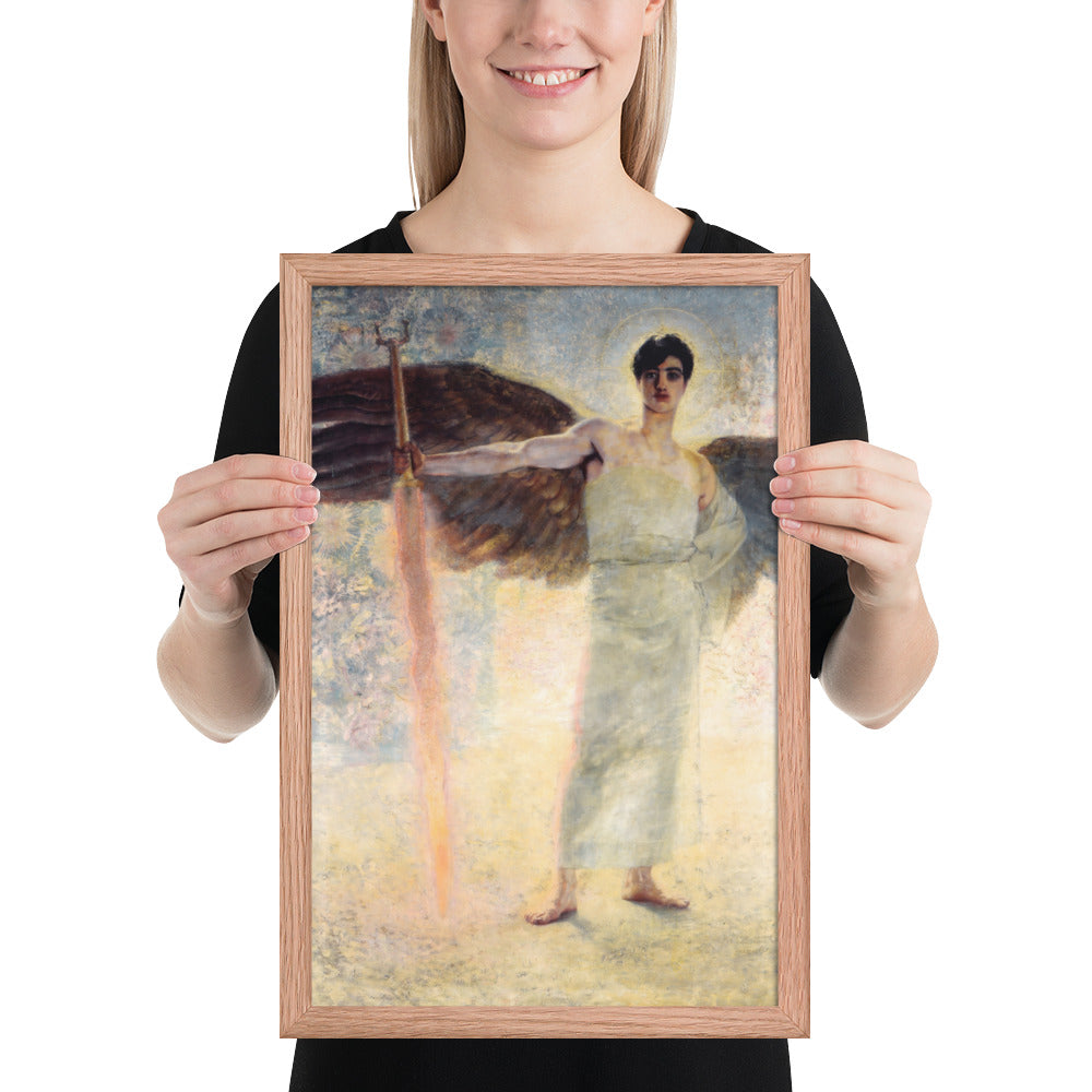 The Guardian of Paradise by Franz Von Stuck