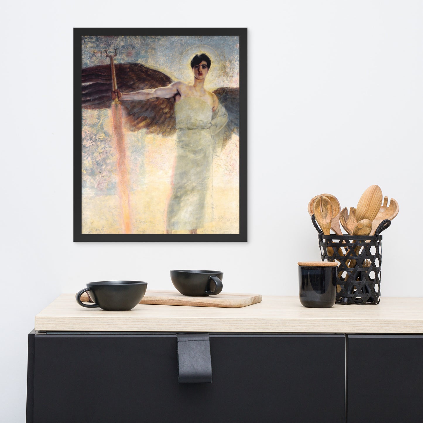 The Guardian of Paradise by Franz Von Stuck