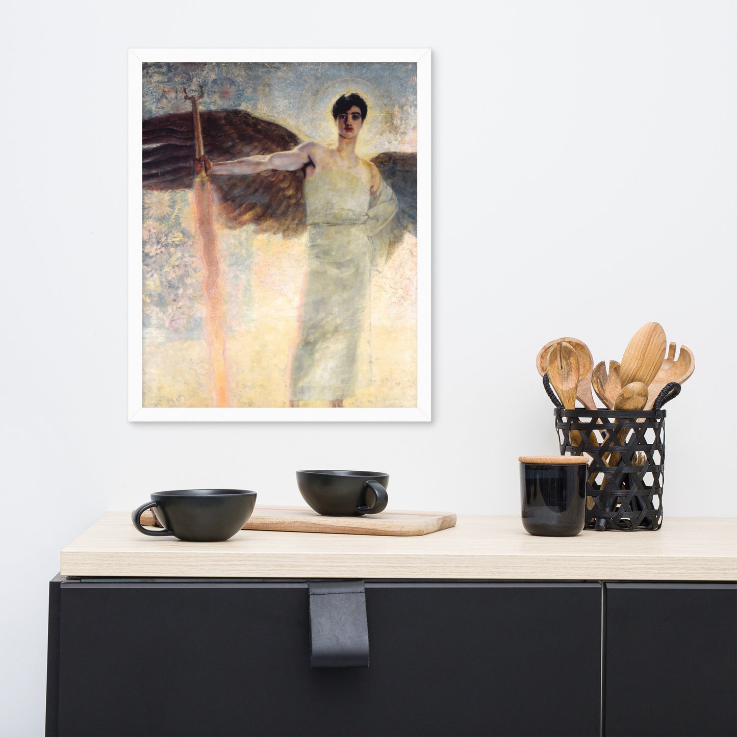 The Guardian of Paradise by Franz Von Stuck