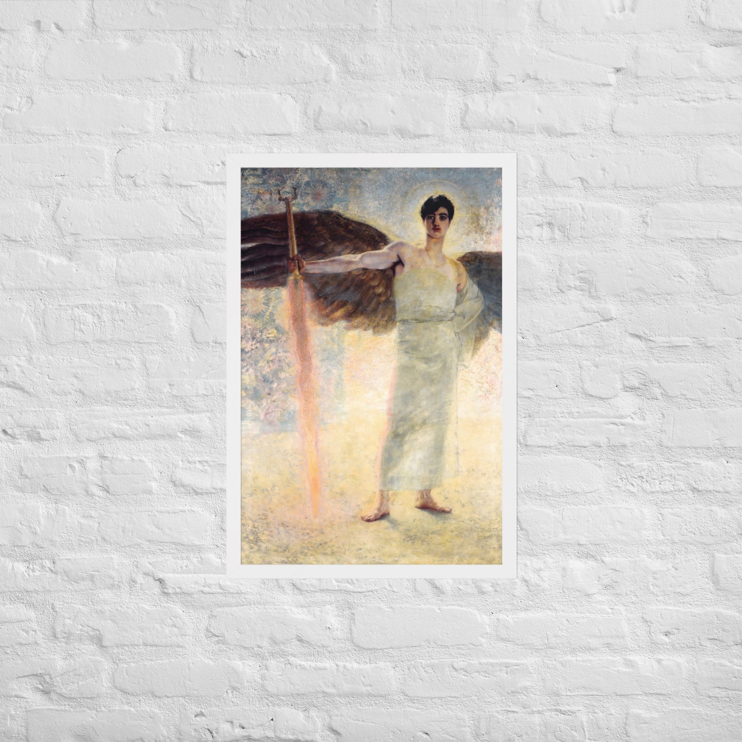 The Guardian of Paradise by Franz Von Stuck