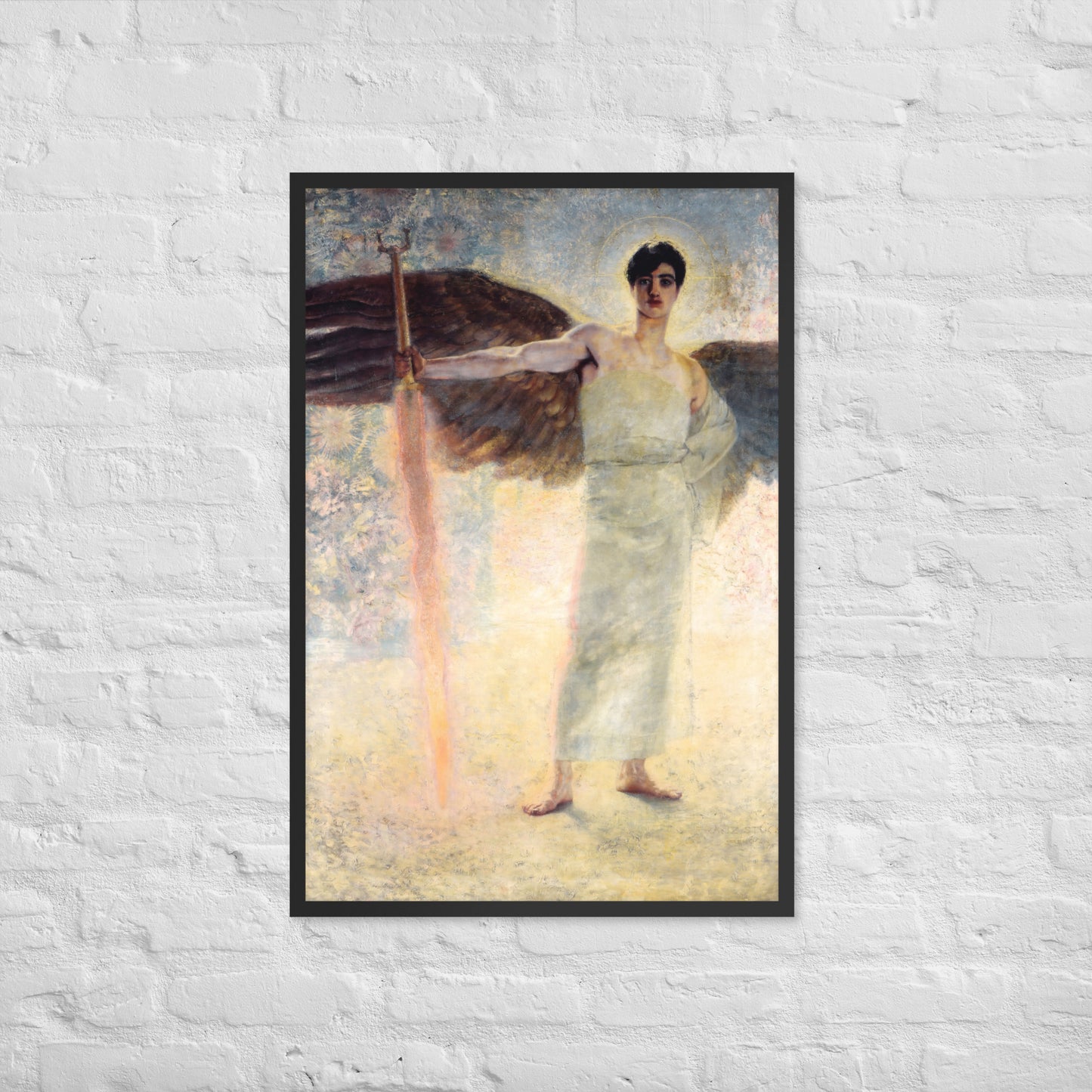 The Guardian of Paradise by Franz Von Stuck