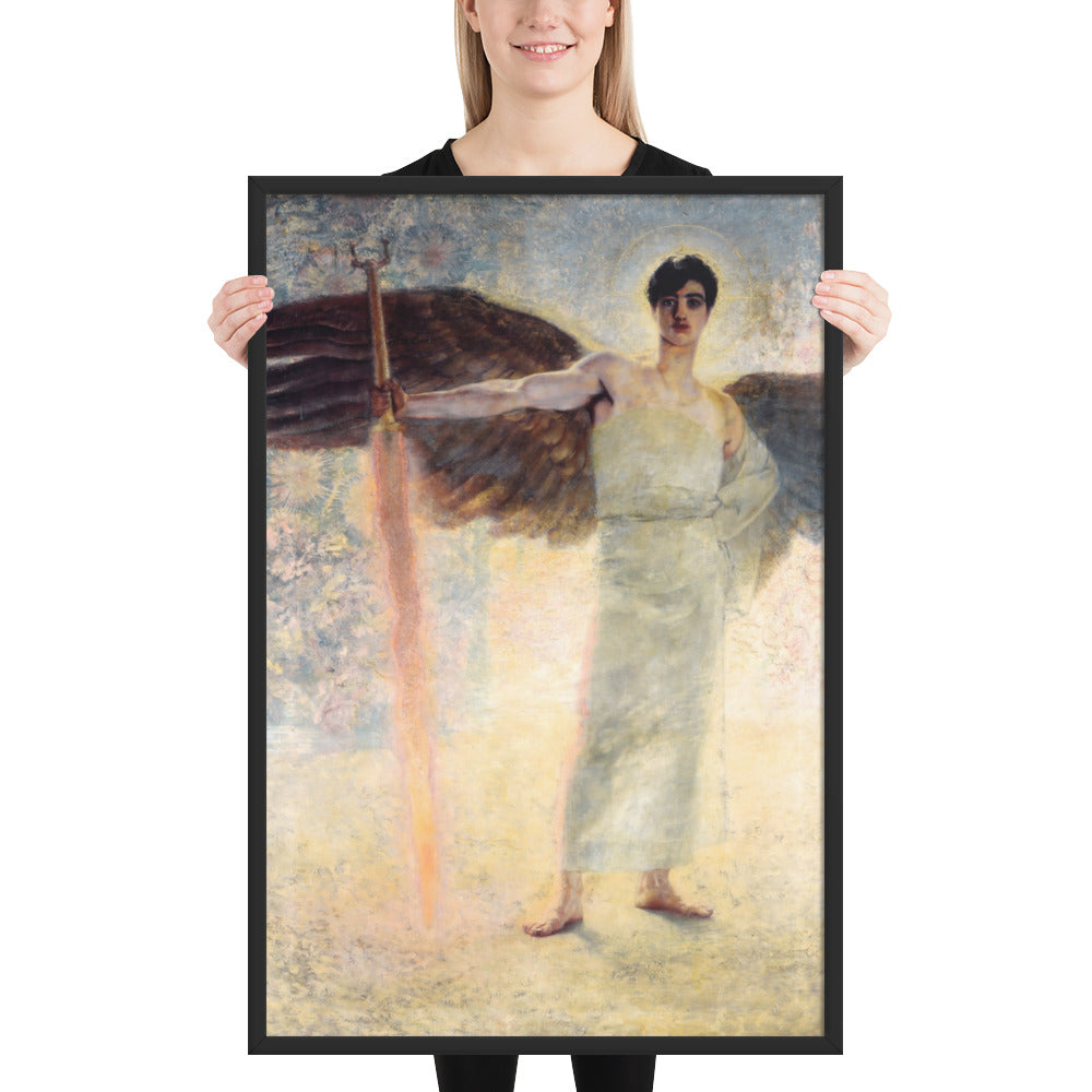 The Guardian of Paradise by Franz Von Stuck