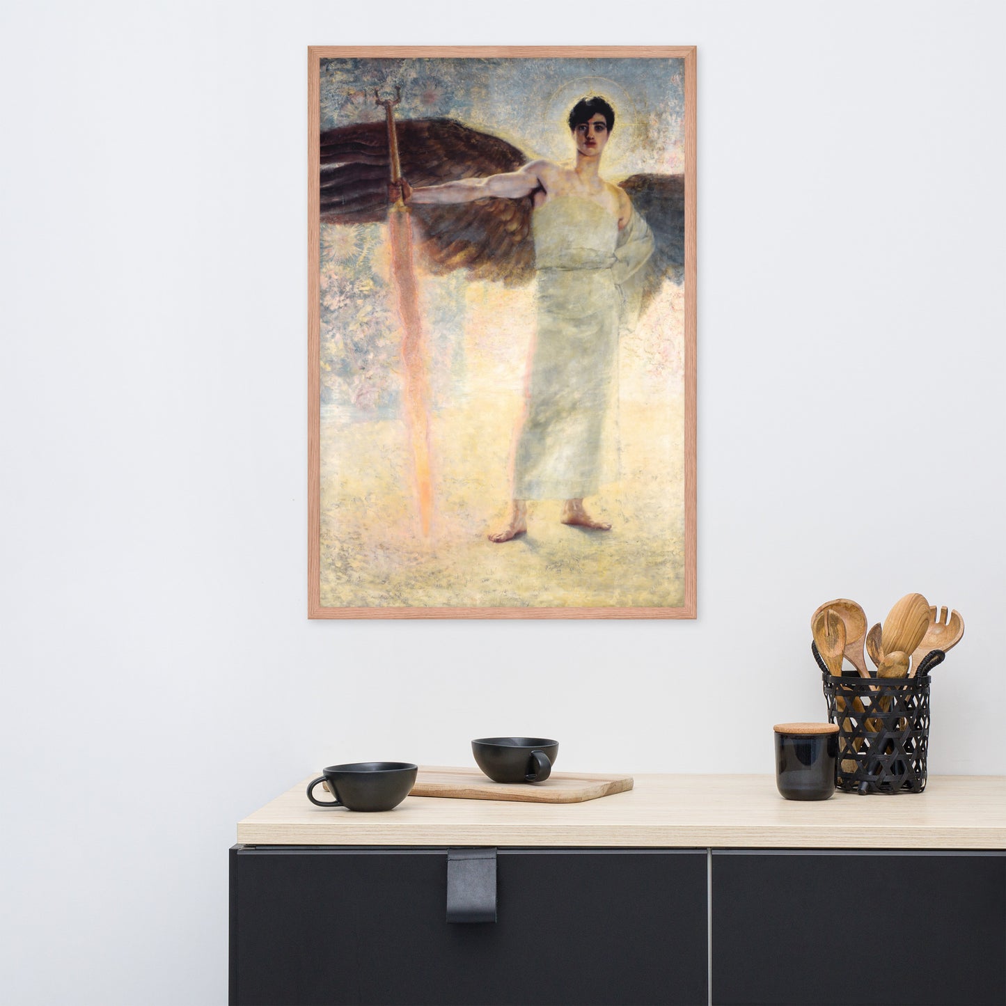 The Guardian of Paradise by Franz Von Stuck